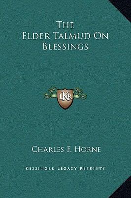 The Elder Talmud On Blessings 1169155944 Book Cover