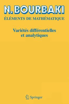 Elements de Mathematique Varietes Differentiell... [French] B00EZ0UFEW Book Cover