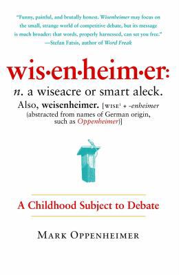 Wisenheimer: A Childhood Subject to Debate 1451611919 Book Cover