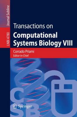 Transactions on Computational Systems Biology VIII 3540766383 Book Cover