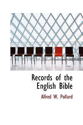 Records of the English Bible 1113525177 Book Cover