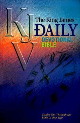 Daily Devotional Bible-KJV 0529108402 Book Cover