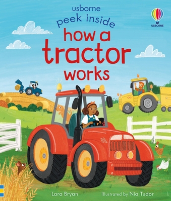 Peek Inside How a Tractor Works 1835405142 Book Cover