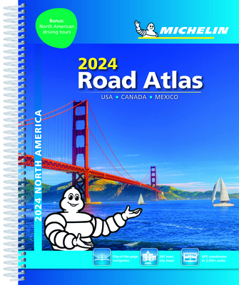 Michelin North America Road Atlas 2024 USA - Ca... 2067257951 Book Cover