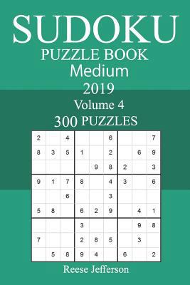 300 Medium Sudoku Puzzle Book 2019 1723404314 Book Cover