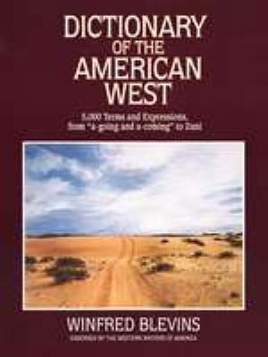 Dictionary of the American West 0816028583 Book Cover