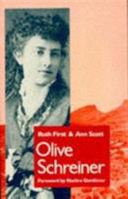 Olive Schreiner 0704341565 Book Cover