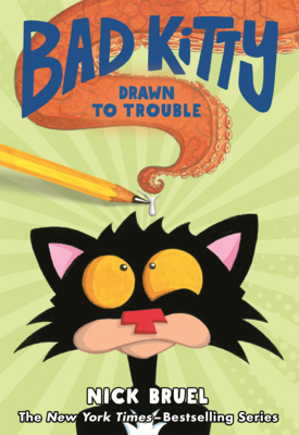 Bad Kitty Drawn to Trouble B0GMYWF8S3 Book Cover