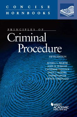 Principles of Criminal Procedure (Concise Hornb... 1634590864 Book Cover