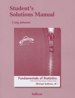 Student Solutions Manual for Fundamentals of St... 0321839080 Book Cover