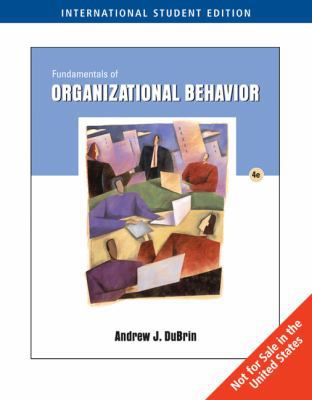 Fundamentals of Organizational Behavior 0324537743 Book Cover