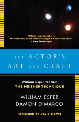 The Actor's Art and Craft: William Esper Teache... B007YXTTXA Book Cover
