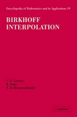 Birkhoff Interpolation 0511662955 Book Cover