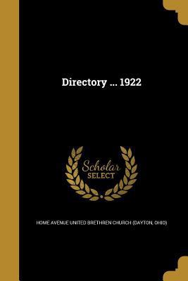 Directory ... 1922 136189461X Book Cover