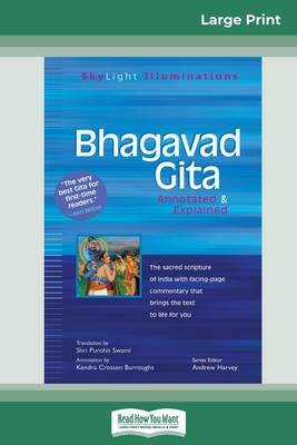 Bhagavad Gita: Annotated & Explained (16pt Larg... [Large Print] 0369317742 Book Cover