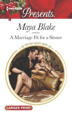 A Marriage Fit for a Sinner [Large Print] 0373138636 Book Cover
