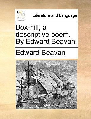 Box-Hill, a Descriptive Poem. by Edward Beavan. 1170032788 Book Cover