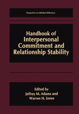Handbook of Interpersonal Commitment and Relati... 1461371619 Book Cover