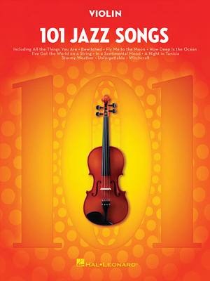 101 Jazz Songs for Violin 1495023443 Book Cover