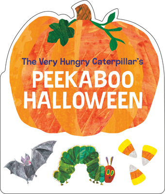 The Very Hungry Caterpillar's Peekaboo Halloween 0593890175 Book Cover