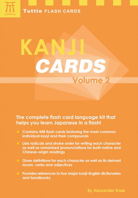 Kanji Cards Kit Volume 2: Learn 448 Japanese Ch... 4805314168 Book Cover