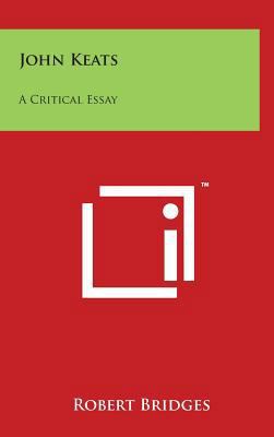 John Keats: A Critical Essay 1497830435 Book Cover