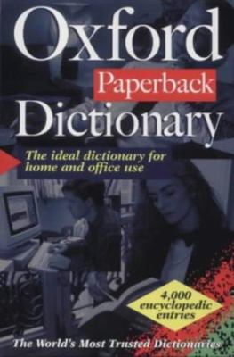 The Oxford Paperback Dictionary 0198603444 Book Cover
