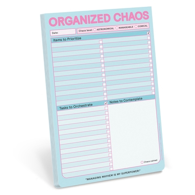 Organized Chaos Knock Knock Pad 1683496132 Book Cover