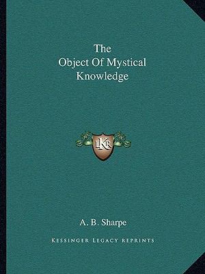 The Object Of Mystical Knowledge 1162844493 Book Cover