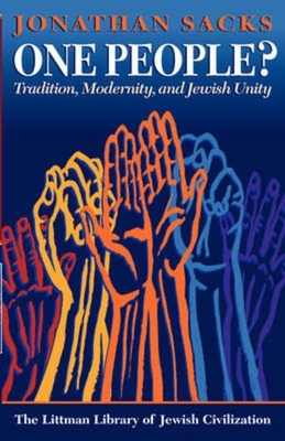 One People?: Tradition, Modernity and Jewish Unity 1874774005 Book Cover