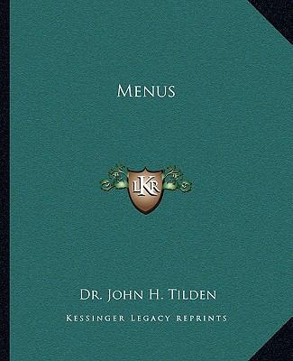 Menus 1162854294 Book Cover