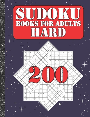 Sudoku books for adults hard: 200 Sudokus from ... B086PVRJJV Book Cover