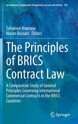 The Principles of Brics Contract Law: A Compara... 303100843X Book Cover