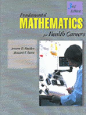 Fundamentals of Mathematics for Health Careers 0827366884 Book Cover