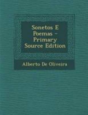 Sonetos E Poemas [Portuguese] 1295169029 Book Cover
