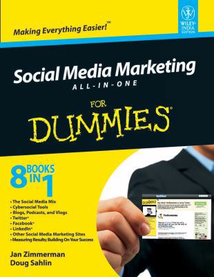 Social Media Marketing All in One for Dummies 8126533552 Book Cover