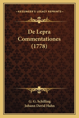 De Lepra Commentationes (1778) [Latin] 116591817X Book Cover