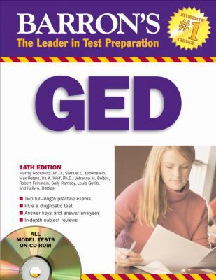 Barron's GED High School Equivalency Exam 0764193228 Book Cover