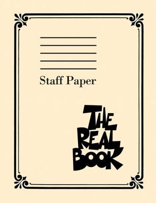 The Real Book Staff Paper 1423441346 Book Cover