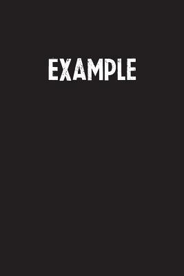 Example: Simple Blank Lined Notebook Journal 1070710687 Book Cover