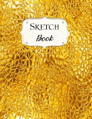 Sketch Book: Gold Sketchbook Scetchpad for Draw... 107335654X Book Cover