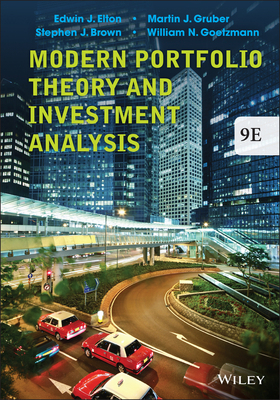 Modern Portfolio Theory and Investment Analysis 1118469941 Book Cover