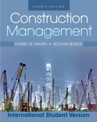 Construction Management 0470505931 Book Cover