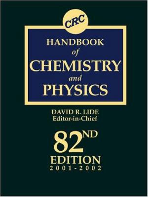 CRC Handbook of Chemistry and Physics, 82nd Edi... 0849304822 Book Cover