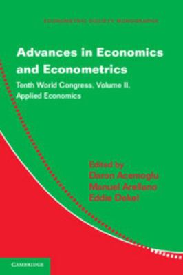 Advances in Economics and Econometrics 1107674166 Book Cover