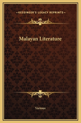 Malayan Literature 1169282687 Book Cover