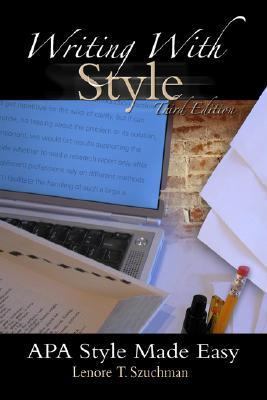 Writing with Style: APA Style Made Easy (with I... 053463432X Book Cover
