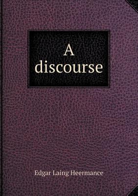 A discourse 551877771X Book Cover