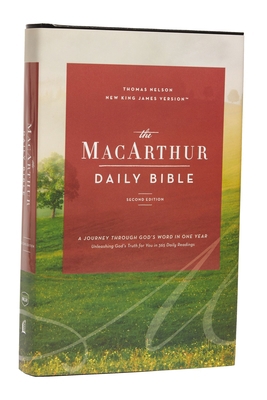 The Nkjv, MacArthur Daily Bible, 2nd Edition, H... 0785239588 Book Cover