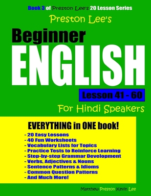 Preston Lee's Beginner English Lesson 41 - 60 F... 1720496951 Book Cover